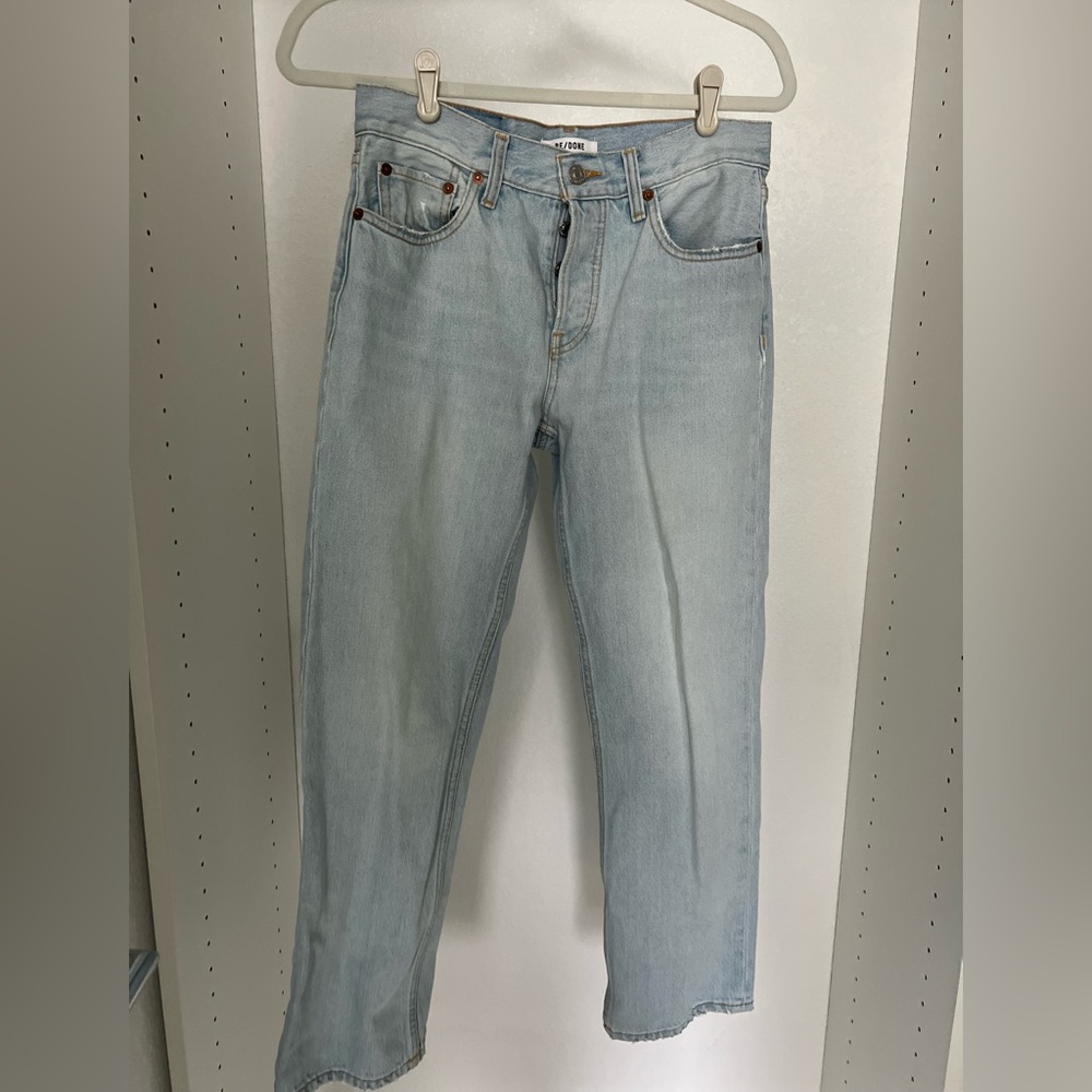 Redone Light Blue Women's Jeans - Picture 2 of 7